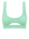 Bondeye Bond-eye Sasha Cutout Bikini Top In Green