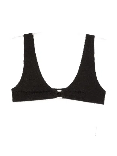 Bondeye Scout Ring Bikini Top In Black