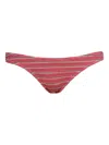 Bondeye Sign Stripe-ribbed Bikini Bottom