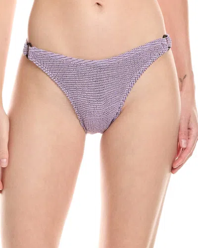 Bond-eye Swim Ring Scene Brief Bikini Bottom In Purple