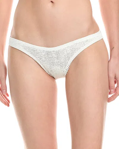Bond-eye Swim Sign Brief Bikini Bottom In Brown