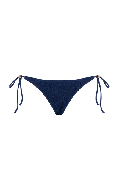 Bondeye Vista Beaded Bikini Brief In Navy