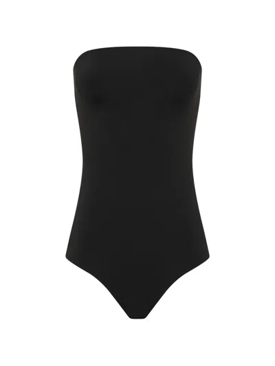 Bondi Born Alba Bandeau Swimsuit In Black