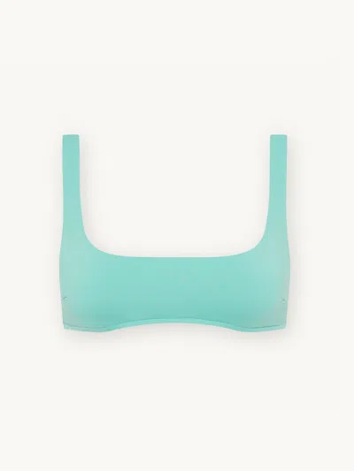 Bondi Born Aria Bikini Top Lagoon Xs In Blue
