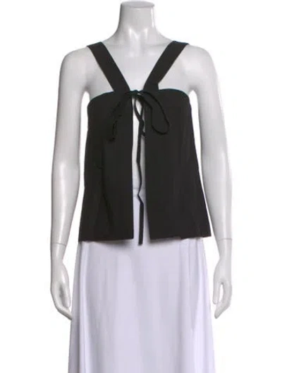 Pre-owned Bondi Born Asymmetrical Sleeveless Top W/ Tags In Black