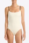 Bondi Born Bianca One-piece Swimsuit In White