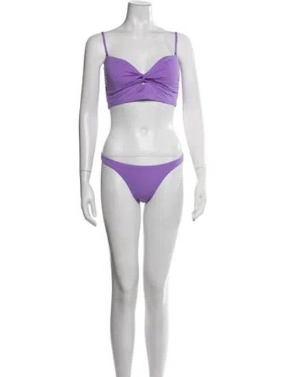 Pre-owned Bondi Born Bikini In Pink