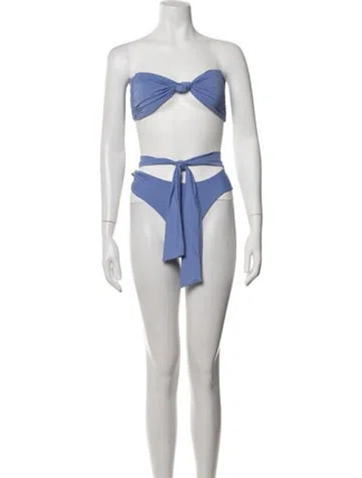 Pre-owned Bondi Born Bikini W/ Tags In Blue