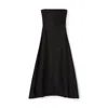 Bondi Born Montenegro Strapless Woven Maxi Dress In Black