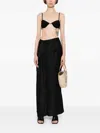 Bondi Born Bormio Wrap Over Maxi Skirt In Black