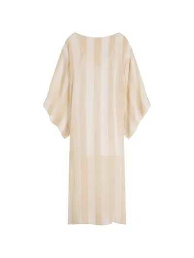 Bondi Born Capri Kimono-sleeve Maxi Dress In Neutral