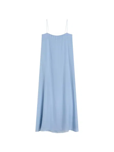 Bondi Born Capri Silk Maxi Dress In Blue