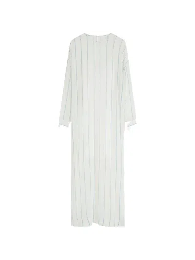 Bondi Born Capri Striped Tunic Maxi Dress In White