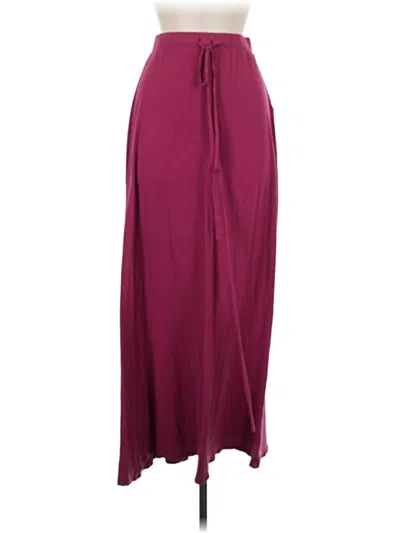 Pre-owned Bondi Born Casual Skirt In Burgundy