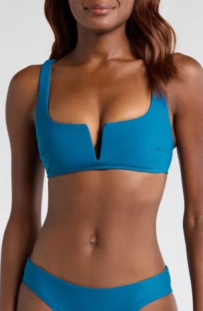Bondi Born Clio Notched Bikini Top In Tropico