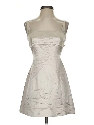 Pre-owned Bondi Born Cocktail Dress In Silver