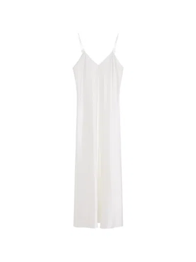 Bondi Born Como Bias-cut Slip Maxi Dress In White