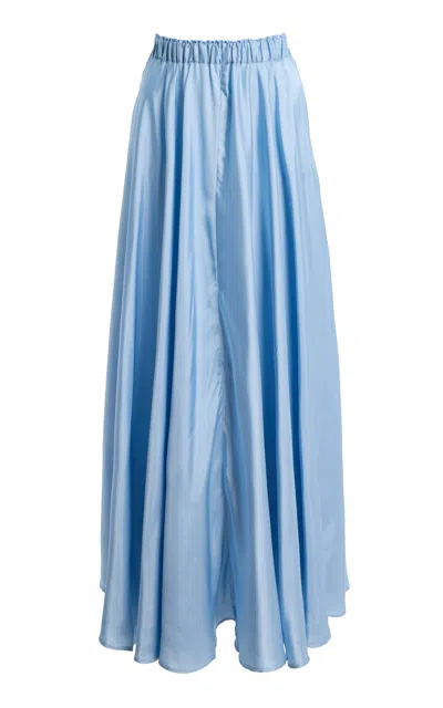 Bondi Born Como Maxi Skirt In Blue
