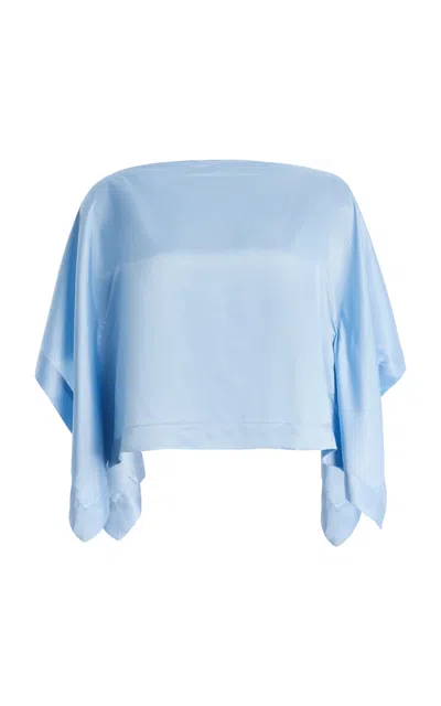 Bondi Born Como Waterfall Top In Blue