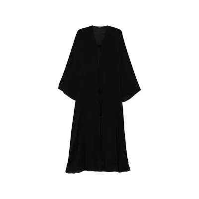 Bondi Born Cremona Tie-detail Cover-up In Black