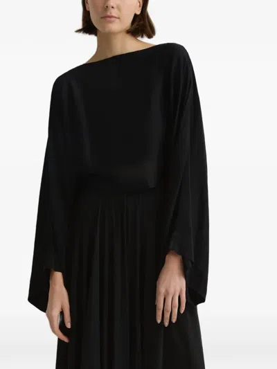 Bondi Born Cremona Kimono-sleeve Blouse In Black