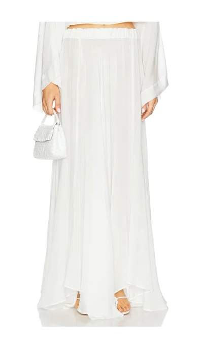 Bondi Born Cremona Maxi Skirt In White