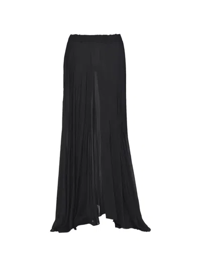 Bondi Born Cremona Pleated Maxi Skirt In Black