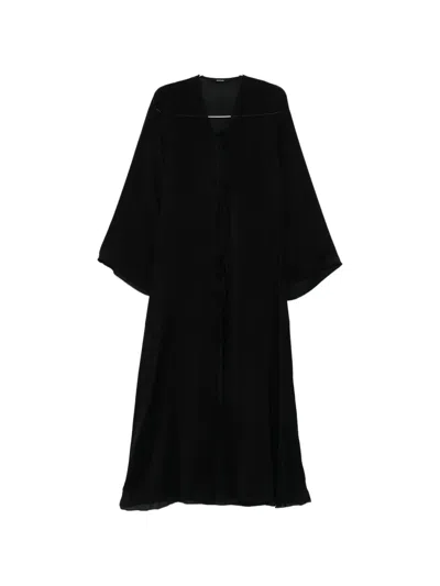 Bondi Born Cremona Tie-detail Cover-up In Black