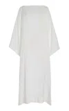 Bondi Born Cremona Tie-side Voile Maxi Coverup In Ivory