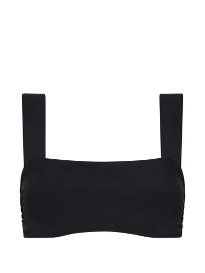 Bondi Born Elle Square-neck Bikini Top In Black