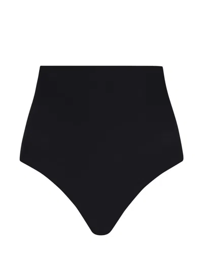 Bondi Born Faith High-waist Bikini Bottoms In Black