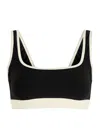 Bondi Born Hayden Square Neck Bikini Top In Black