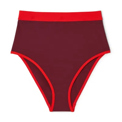 Bondi Born Hayden Bikini Top In Ruby
