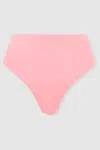 Bondi Born Faith High Waist Bikini Bottoms In Pink