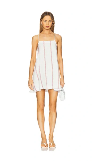 Bondi Born Kiama Mini Dress In Red Stripe