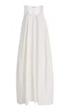 Bondi Born Kyoto Cocoon Cotton Maxi Dress In White