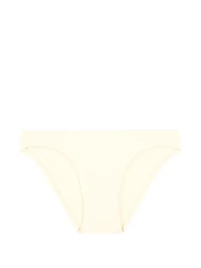 Bondi Born Leya High-cut Bikini Bottoms In Neutral