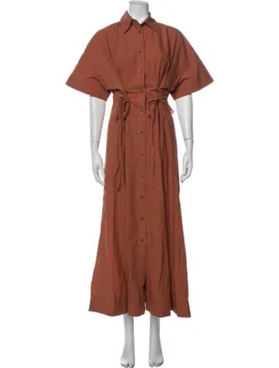 Pre-owned Bondi Born Long Dress W/ Tags In Orange