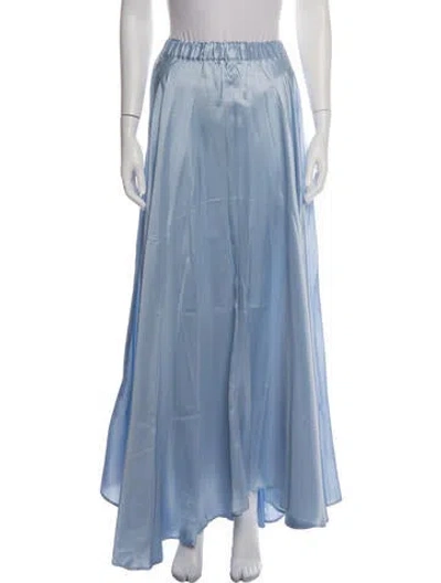 Pre-owned Bondi Born Long Skirt In Blue