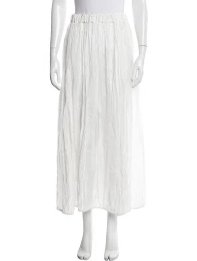 Pre-owned Bondi Born Long Skirt In White