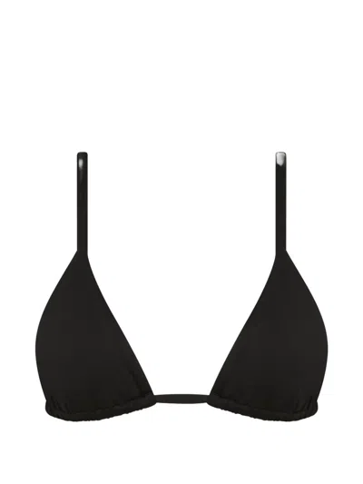 Bondi Born Lulu Triangle Bikini Top In Black