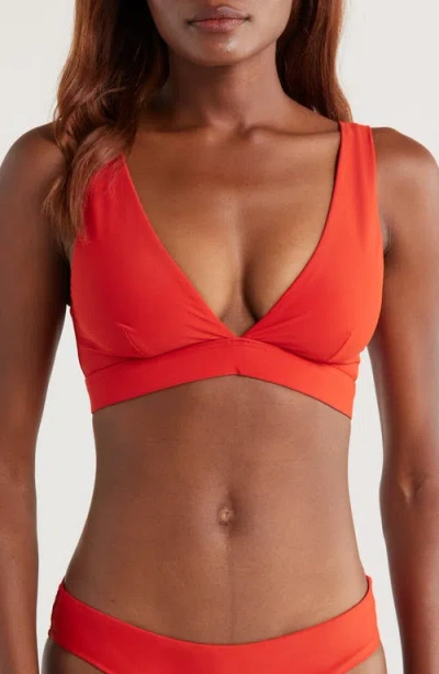 Bondi Born Lya Bikini Top In Pink