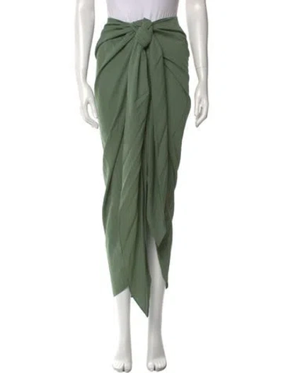 Pre-owned Bondi Born Midi Length Skirt In Green
