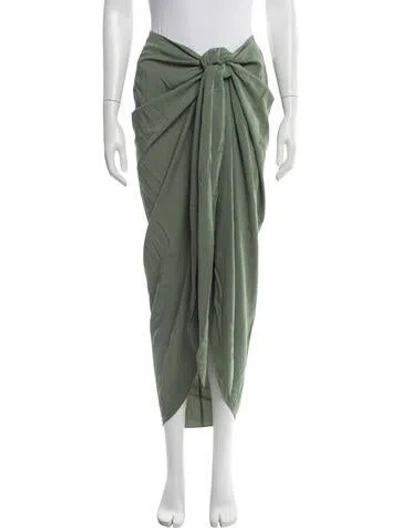 Pre-owned Bondi Born Midi Length Skirt In Green