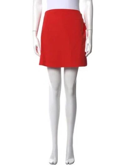 Pre-owned Bondi Born Mini Skirt In Orange
