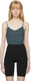 Bondi Born Navy Emma Bodysuit In Slate
