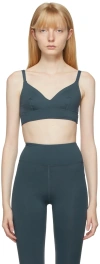 Bondi Born Navy Willa Sports Bra In Slate