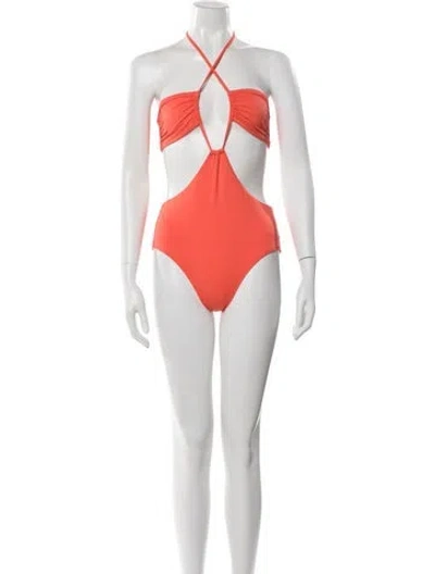 Pre-owned Bondi Born One-piece W/ Tags In Orange