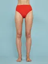 Bondi Born High Rise Bikini Bottoms In Blood Orange