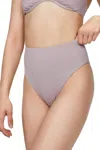 Bondi Born Poppy Bikini Bottom In Mauve In Purple